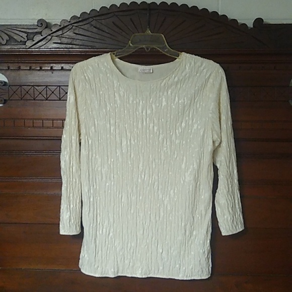 VINTAGE LAUREN LEE TEXTURED SHELL - Picture 1 of 6